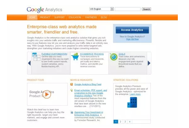 Five very practical website data real-time analysis tools